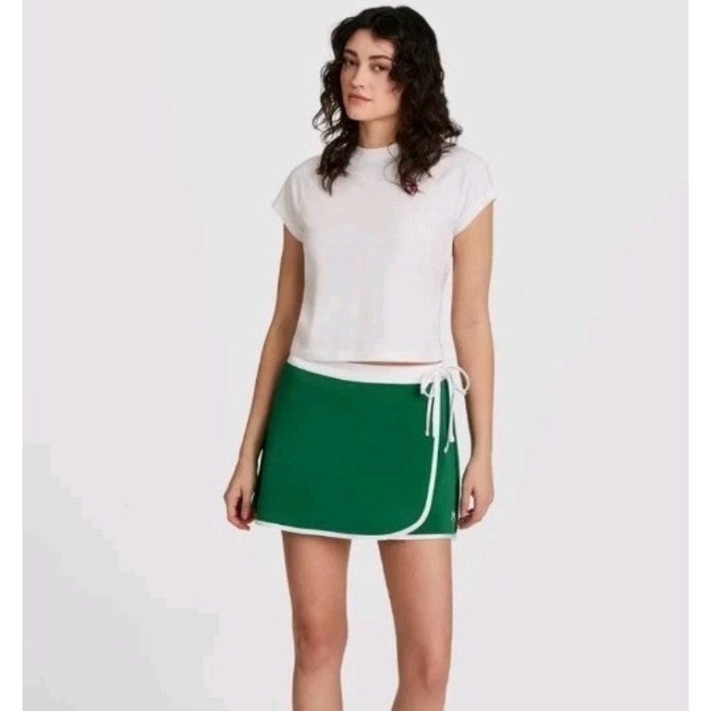 Champion Women's In the Stands Wrap Skort XXL Verdant Green New NWT Inner Short